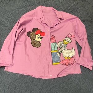 AKIRA Pink Cartoon Graphic Camisole